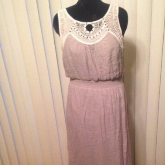 AB Studio Sleeveless Long Summer Dress size M - Picture 2 of 8